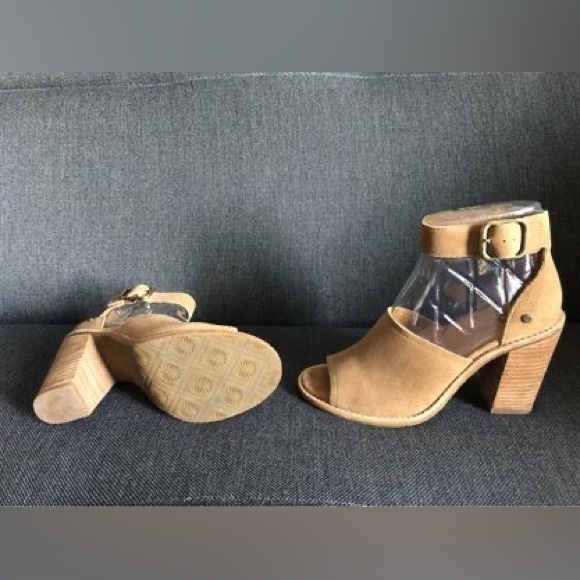 UGG Aja Women’s Ankle Strap Block Heel Sandals - Size 7.5 - Picture 2 of 3